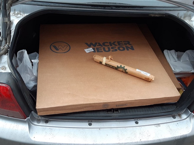 Самовывоз гибкого вала и булавы Wacker Neuson