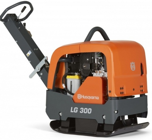 Виброплита реверсивная дизельная Husqvarna LG 300 D - 307 кг